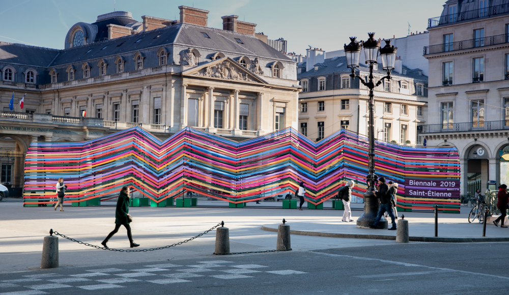 La passerelle de l'inclusion s'est posée quelques jours place du Palais Royal à Paris